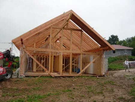 Maison basse consommation en bois – Isère (38)